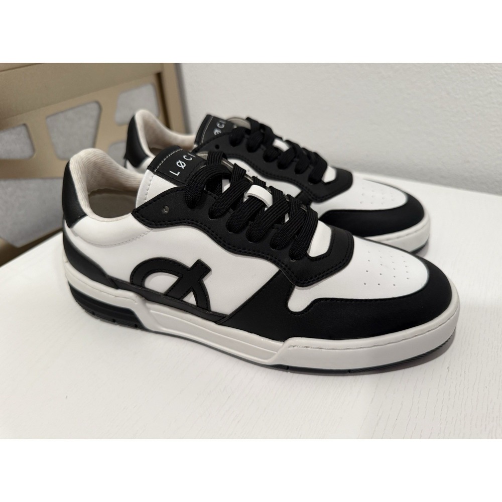New LOCI Atom Low White Black White US Size 7.5 EU 38 Sneakers Shoes LO-003-016